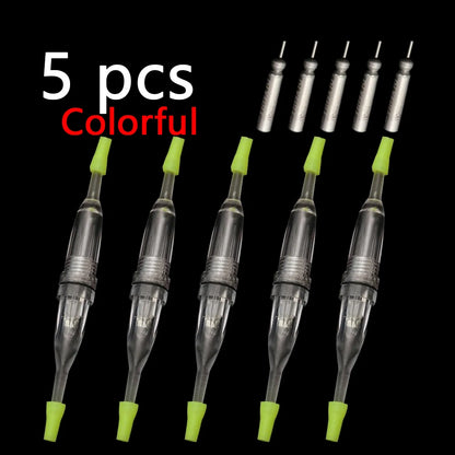 5 pcs flashing two end fishing lights, underwater fishing lights, boat fishing night bait lights, taillights