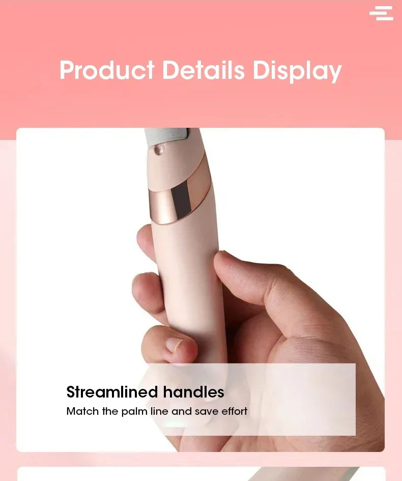 NEW in USB Electric Dead Skin Pedicure Automatic Foot Grinder Rechargeable Roller Feet Pedicure Tool with Removable Roller Heads