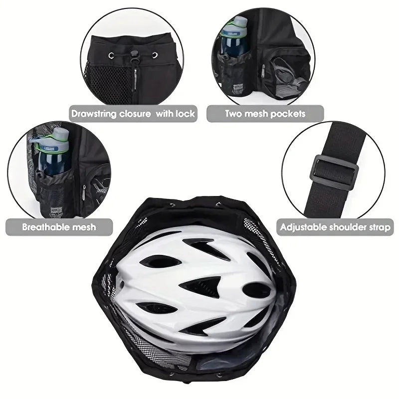 Swimming Bag Mesh Drawstring Backpack Convenient To Carry Beach Diving Backpack Wet Backpack Gym Sports Backpack