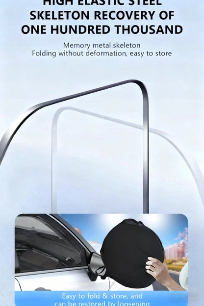 5-Layer Car Windshield Sun Shade Cover Foldable Thicken Front Window UV Refletive Sunshade Curtain Sun Protection Cover