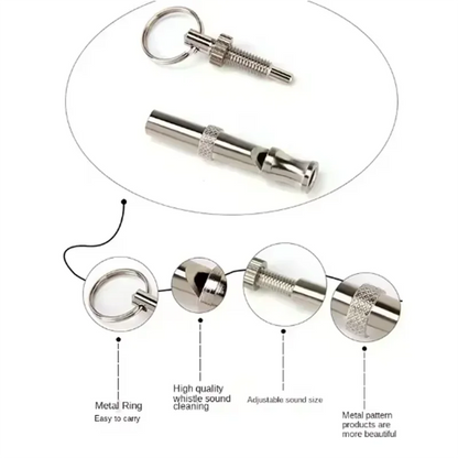 Pet Training Supplies Ultrasonic Dog Whistle Adjustable Frequency Portable Dog/Pigeon Training Whistle Small Dog Training Tool