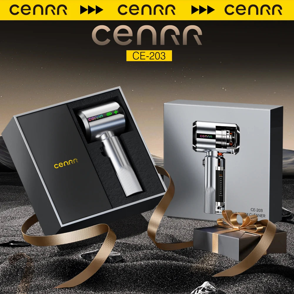 CENRR New Car Vacuum Cleaner Strong Suction Powerful Wireless Portable Car Cleaner for Home Appliance Gift a Birthday Present