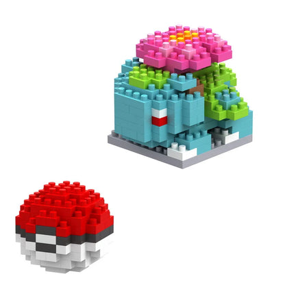 75 Style Building Blocks Assembly Anime Picachu Charizard Doll Blastoise Bulbasaur Gengar Bricks Figures Toy for Kid Gift