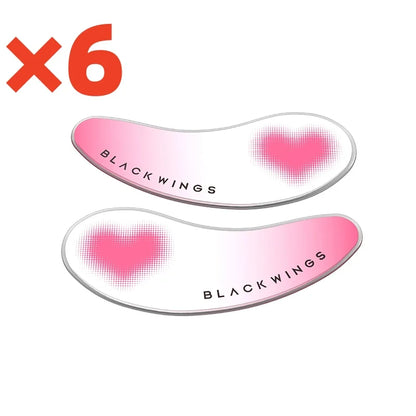 Blackwings 6 pairs of silicone eye patches are suitable for dark circles and puffy, reusable female cooling gel eye mask.