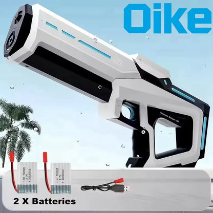 Electric Water Gun Toy for Adults Powerful Automatic Suction Water Blaster Summer Gift Beach Pool Garden Game Outdoor Fun Toy