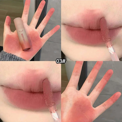 BENTAYGA Autumn Velvet Lip Mud — Matte Finish, Skin-Tone Enhancing Lip Tint, Versatile Nude Makeup, Budget-Friendly for Students