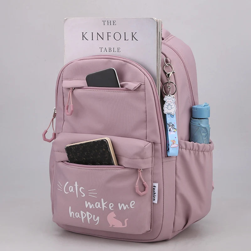 Teenage Girls School Bag Children Backpack Class Child Kids Back Pack Kawaii Bagpack Cute Women Rucksack Female Bolsas Portfolio