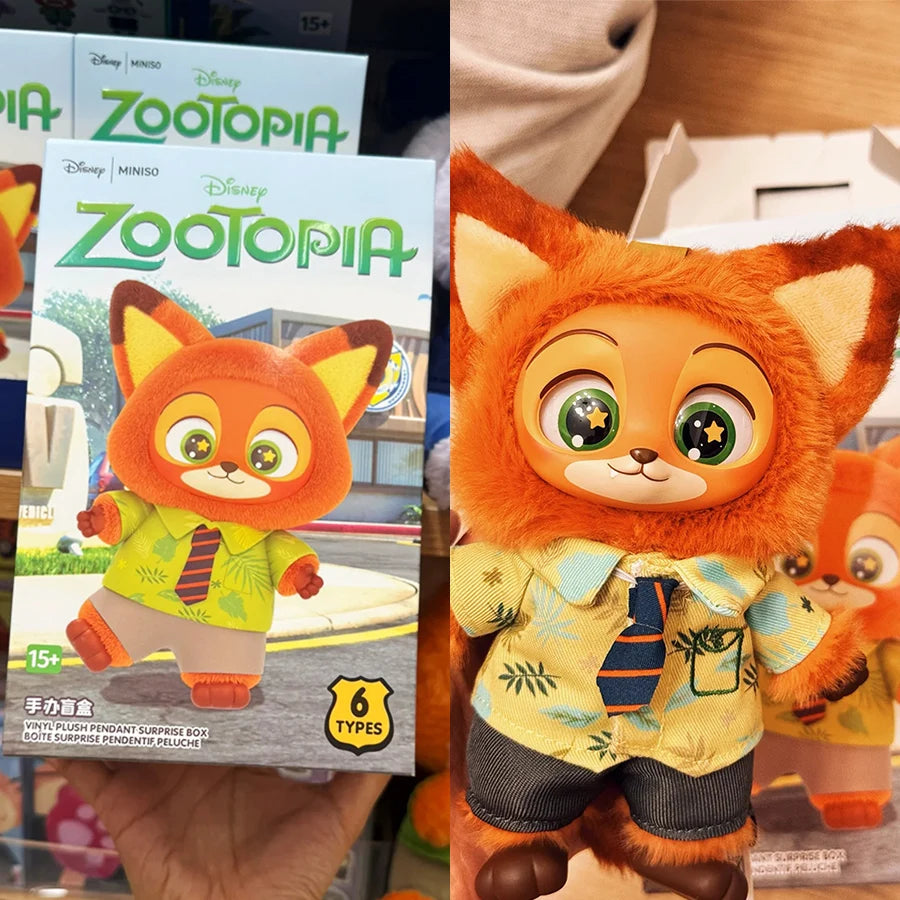 Original Zootopia2 Blind Box Nick Judy Action Figure Plush Vinyl Doll Mystery Surprise Box Anime Figures Cartoon Collection Toy