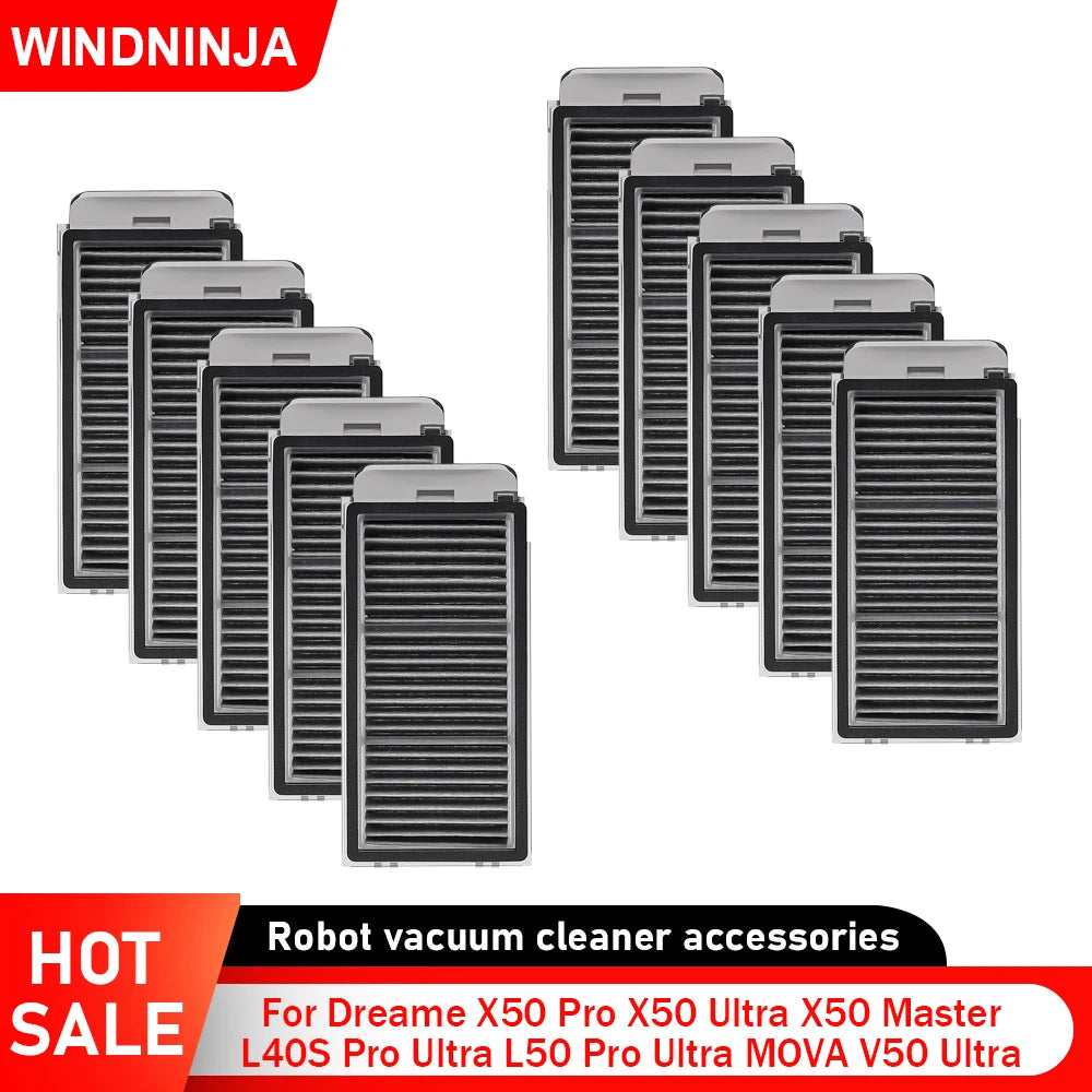 HEPA Filters For Dreame X50 Pro X50 Ultra X50 Master L40S Pro Ultra L50 Pro Ultra MOVA V50 Ultra S40 Enhanced Vacuum Accessories