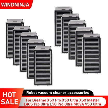 HEPA Filters For Dreame X50 Pro X50 Ultra X50 Master L40S Pro Ultra L50 Pro Ultra MOVA V50 Ultra S40 Enhanced Vacuum Accessories