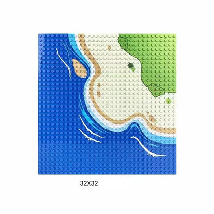 32x32x16x16 Dots Classic Base Plates MOC DIY Plastic Bricks Baseplates City Dimensions Building Blocks Figures Construction Toys
