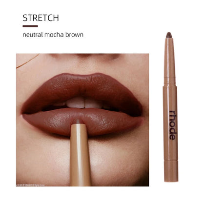 RhodeSkin Peptide Lip Shape Pen Lip Liner Long Lasting Lip Tint Pencil Pen Makeup Lipstick Powder Blusher Gloss Makeup Lipliner