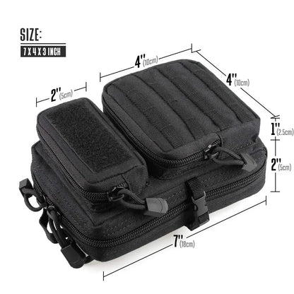 Tactical Molle Utility Pouch, EDC Tool Pouch Tactical Phone Pouches Mini Waist Pouches Medical EDC IFAK Pack Mini Design