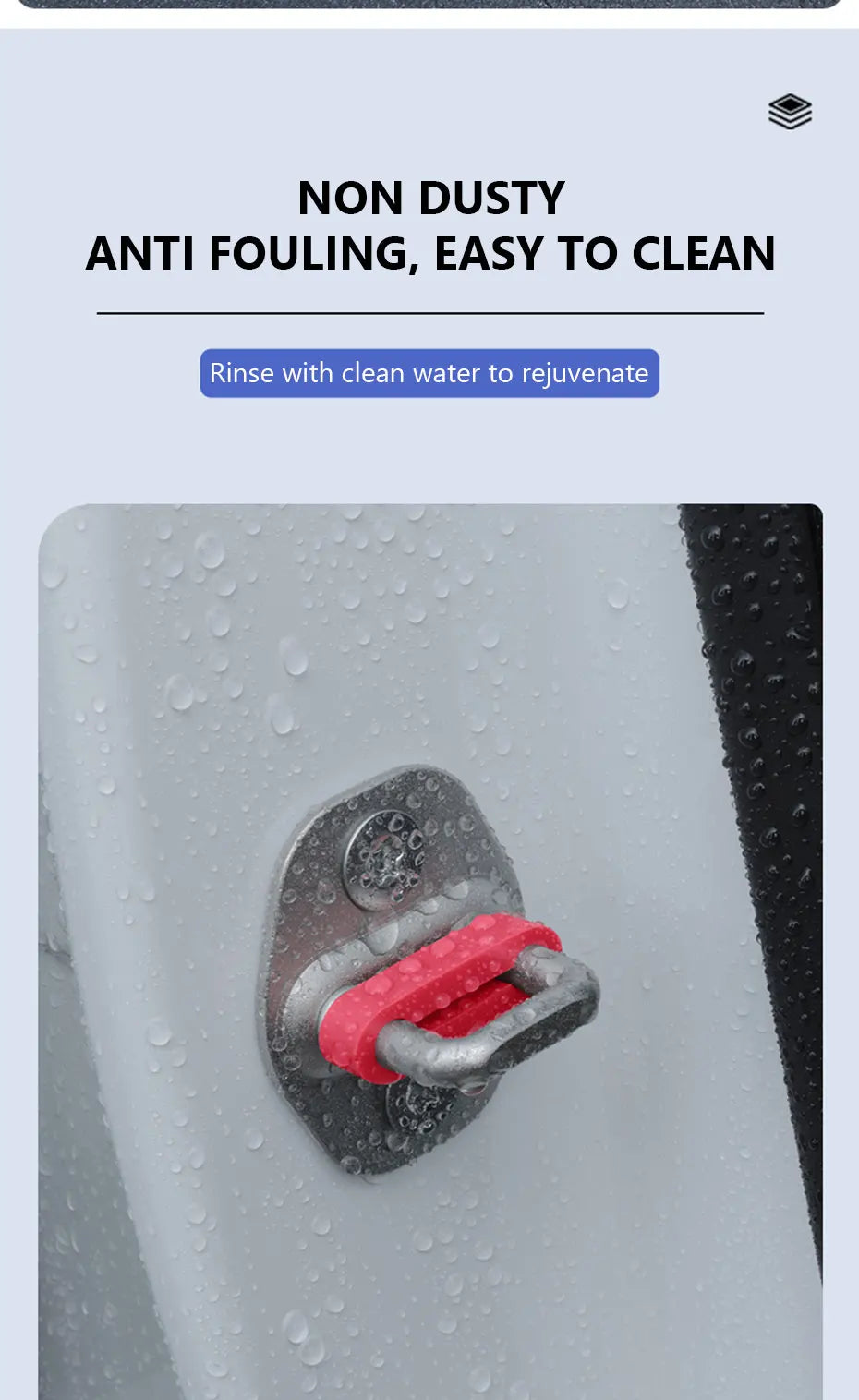 4pcs Car Door Shock Absorber Universal Car Door Buckle Soundproof Deadener Damper Cushion Anti-Vibration Buffer Pad