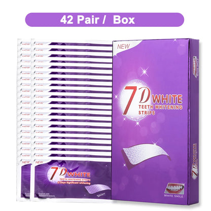Purple Teeth Whitening Strip No Sensitive Teeth Bleaching Strip Colour Corrector Instant Teeth Clean Strip,At-Home Teeth Whiter
