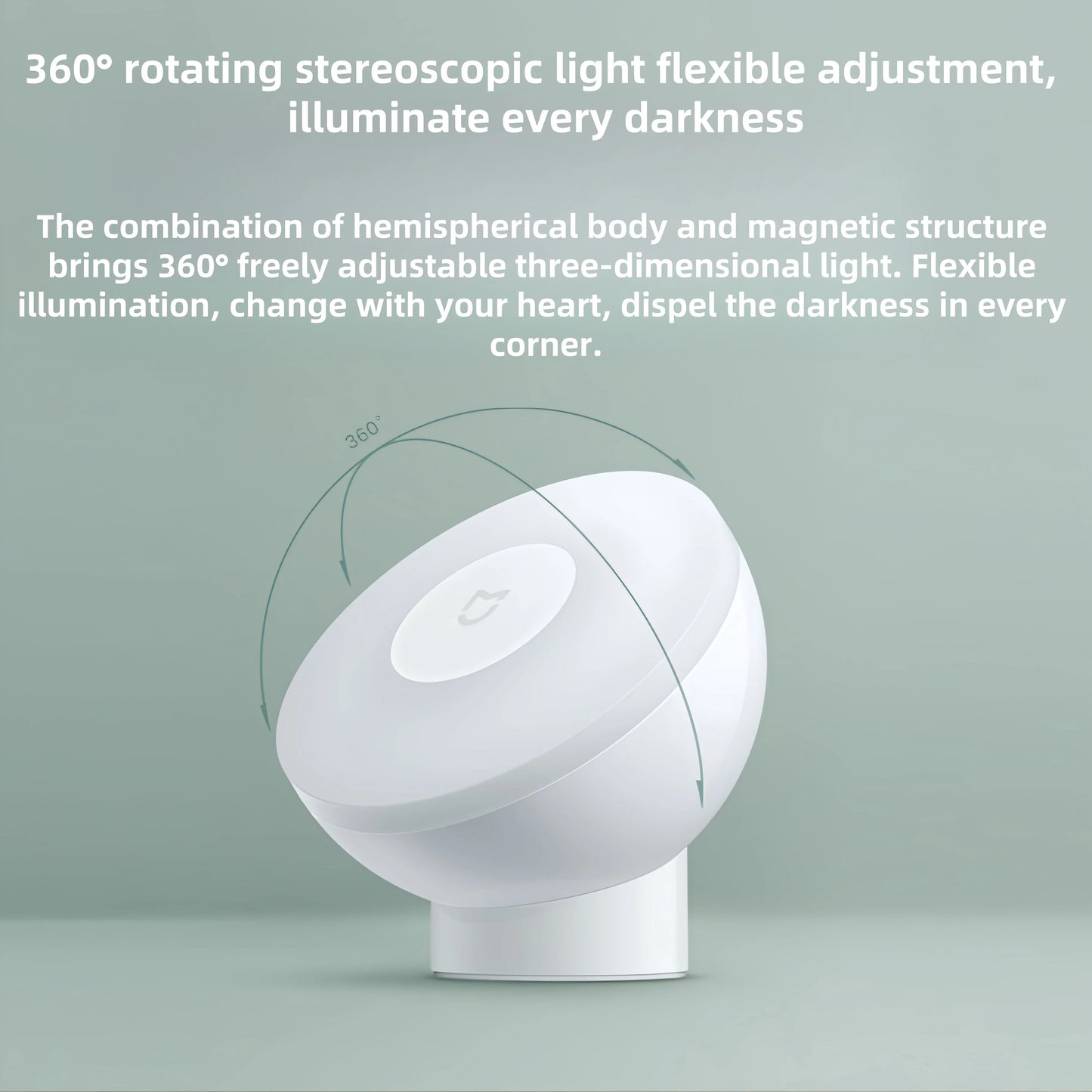 Original Mijia Night Light 2 Smart Motion Sensor, Dimmable Brightness Auto Light Sensing Bedside Lamp for Bedroom Kids Adults