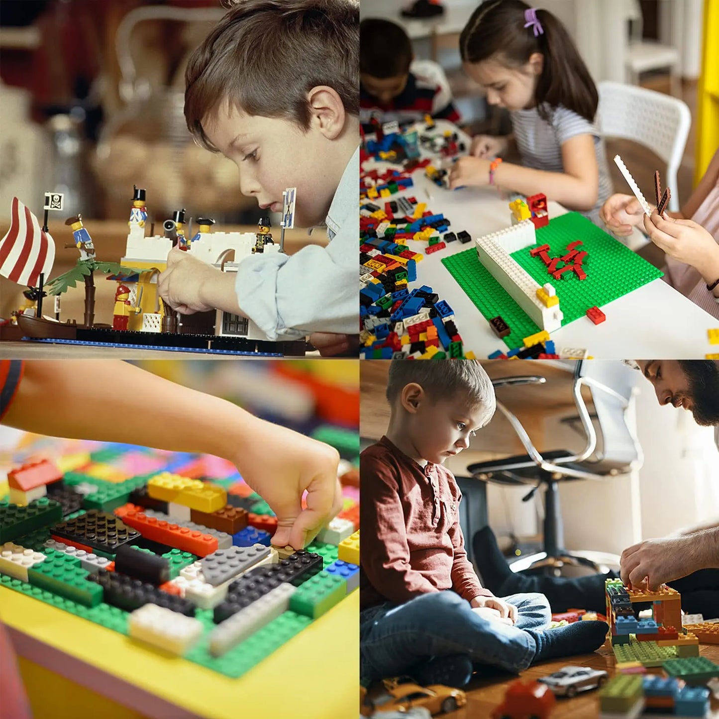 Single Double Sided Classic Base Plates Blocks Plates  32x32 16x16 16x32 Dots DIY Simulated scene Building block base Toy