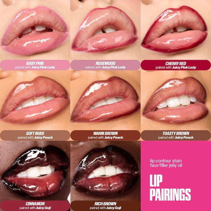 Huda Beauty Lip Liner Pencil Nude Matte Waterproof Non-stick Cup Cherry Red Lip Liner Lip Contour Pen Lipstick Makeup For Woman