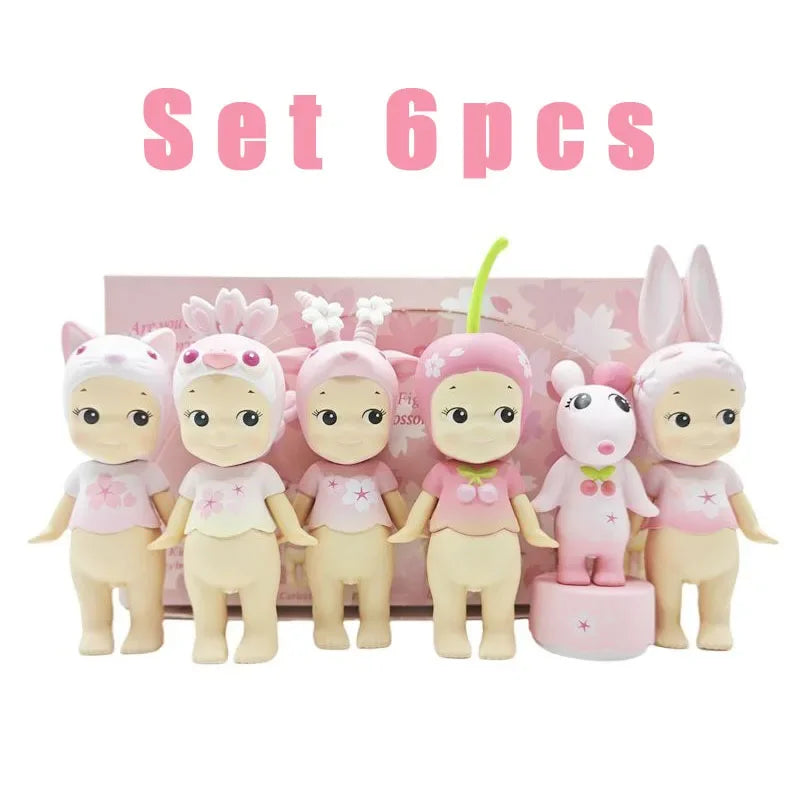 Sonny Angel Cherry Blossom Series Pink Blind Box Toys Anime Action Figure Model Original Ornament Children's Birthday Gifts