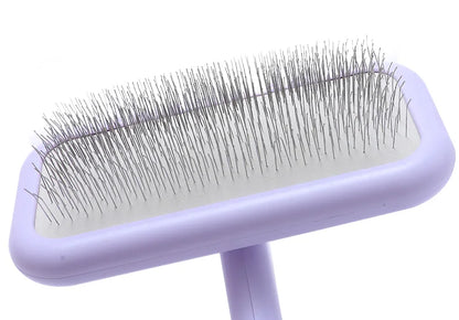 Dog Brush Pet Hair Remover Massage Cat Brush Stainless Steel Combs for Dog Hair Cleaning Comfortable Handle Brushes Pet Grooming