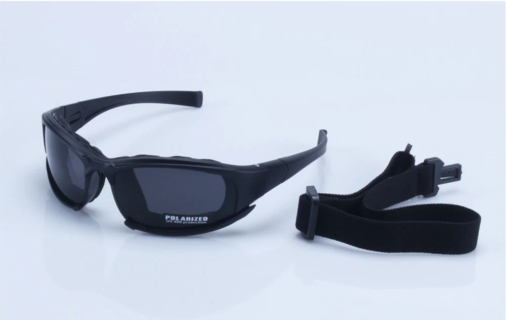 X7 Goggles Men Military polarized Sunglasses Bullet-proof airsoft shooting Gafas smoke lens Motorcycle Cycling Glasses