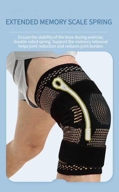 LOOGDEEL Sport Kneepad Patella Gel Knee Support Compression Sleeve Knee Pain Meniscus Tear Injury Recovery With Side Stabilizers