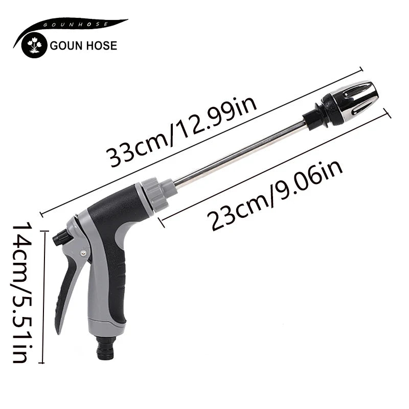 1 Pack High Pressure Spray Water Gun Garden Watering Hose Nozzle Sprinkler Car Washing Gun Car Cleaning Washing Tools
