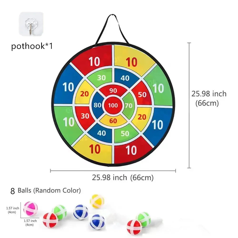 Children with Sticky Ball Large Dart Board Family Interactive Game Educational Arithmetic Indoor/Outdoor Sports Toys Gift