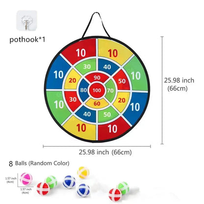Children with Sticky Ball Large Dart Board Family Interactive Game Educational Arithmetic Indoor/Outdoor Sports Toys Gift