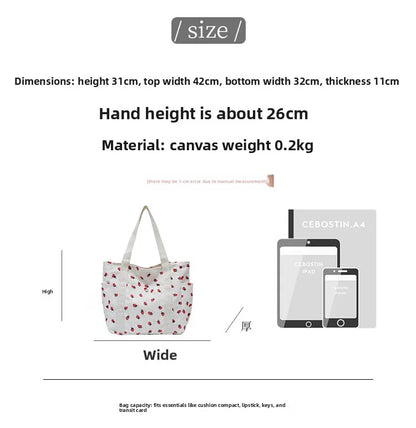 Fashion Corduroy Shoulder Bag for Women, Cute Printed Handbag, Casual Commuter & Shopping Purse, Trendy Underarm Bag