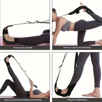 Yoga Leg and Foot Stretching Band - Durable Oxford Fabric, Ideal for Pilates & Yoga, Universal Use,Stretching Aid Flexible Fabri