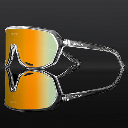 SCVCN Men Cycling Glasses Photochromic Sunglasses Mountain Bike Road Bicycle Eyewear MTB Cycle Goggles Sports UV400 Glasses Hot