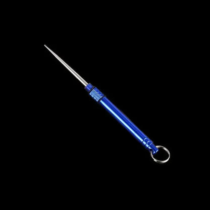 Titanium Outdoor EDC Portable Multi-Purpose Toothpick Bottle Fruit Fork Camping Tool Toothpick Tube Is More Durable Than Floss