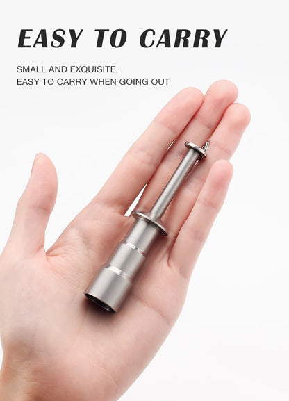 HAUT TON 1pc Stainless Steel Squid Hook Corrector Can Restore Deformed FishingHook Portable&Lightweight Fishing Tackle Accessory