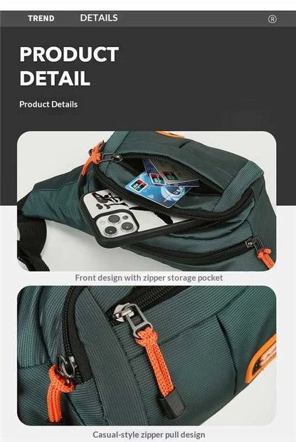 HOMEFISH Mobile Waist Bag For Men And Women Multifunctional Large Capacity Anti Splash Business Wear-resistant Construction Site