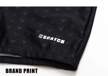 ESCATCH 2023 New Arrivals Men Swimwear Plus Size Fashion Printed Swimsuit Male High Quality Elastic Swim Trunks With Pad