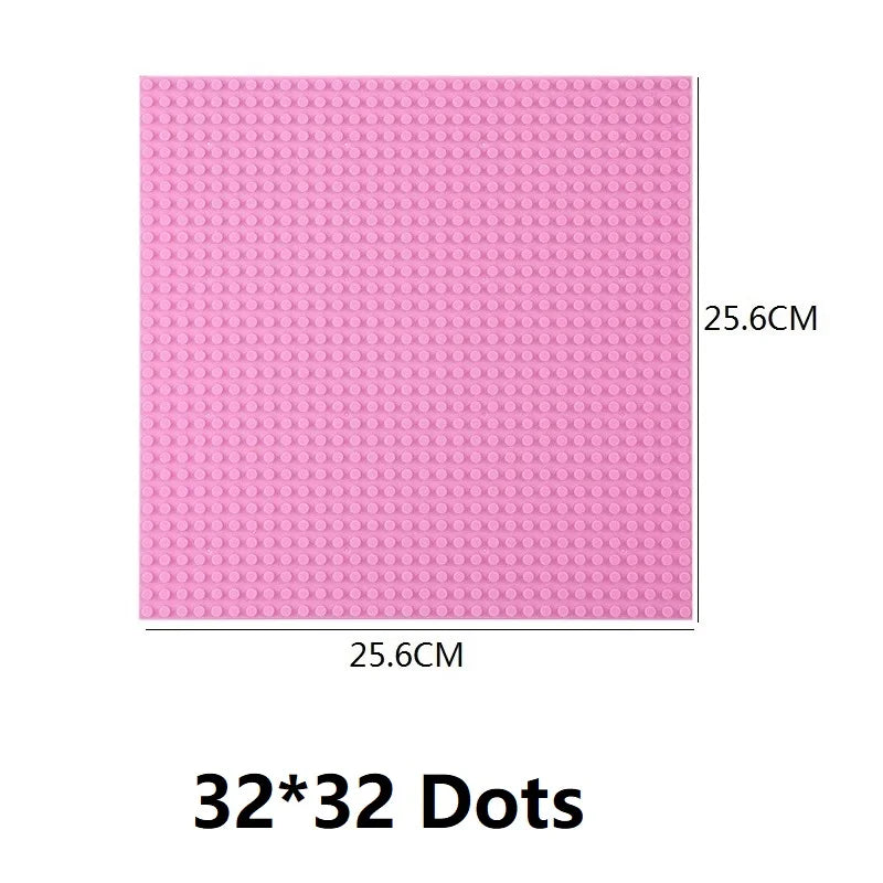 Single Double Sided Classic Base Plates Blocks Plates  32x32 16x16 16x32 Dots DIY Simulated scene Building block base Toy