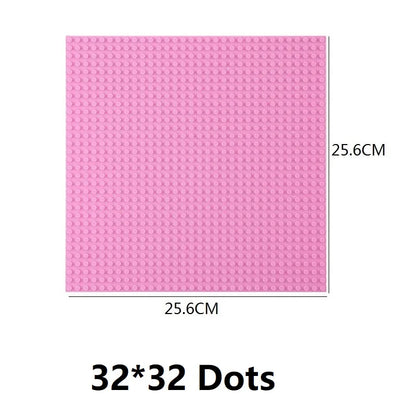 Single Double Sided Classic Base Plates Blocks Plates  32x32 16x16 16x32 Dots DIY Simulated scene Building block base Toy