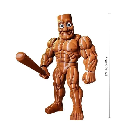 Italian Tung Tung Tung Sahur Figurine Model Tralalero Tralala Brainrot Monster Fusion Edition Anime Action Figure Ornament Toys
