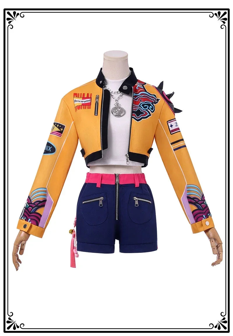 KPop Rumi Cosplay Costume perruque femmes filles Halloween carnaval bande dessinée-con fête jeu de rôle tenues