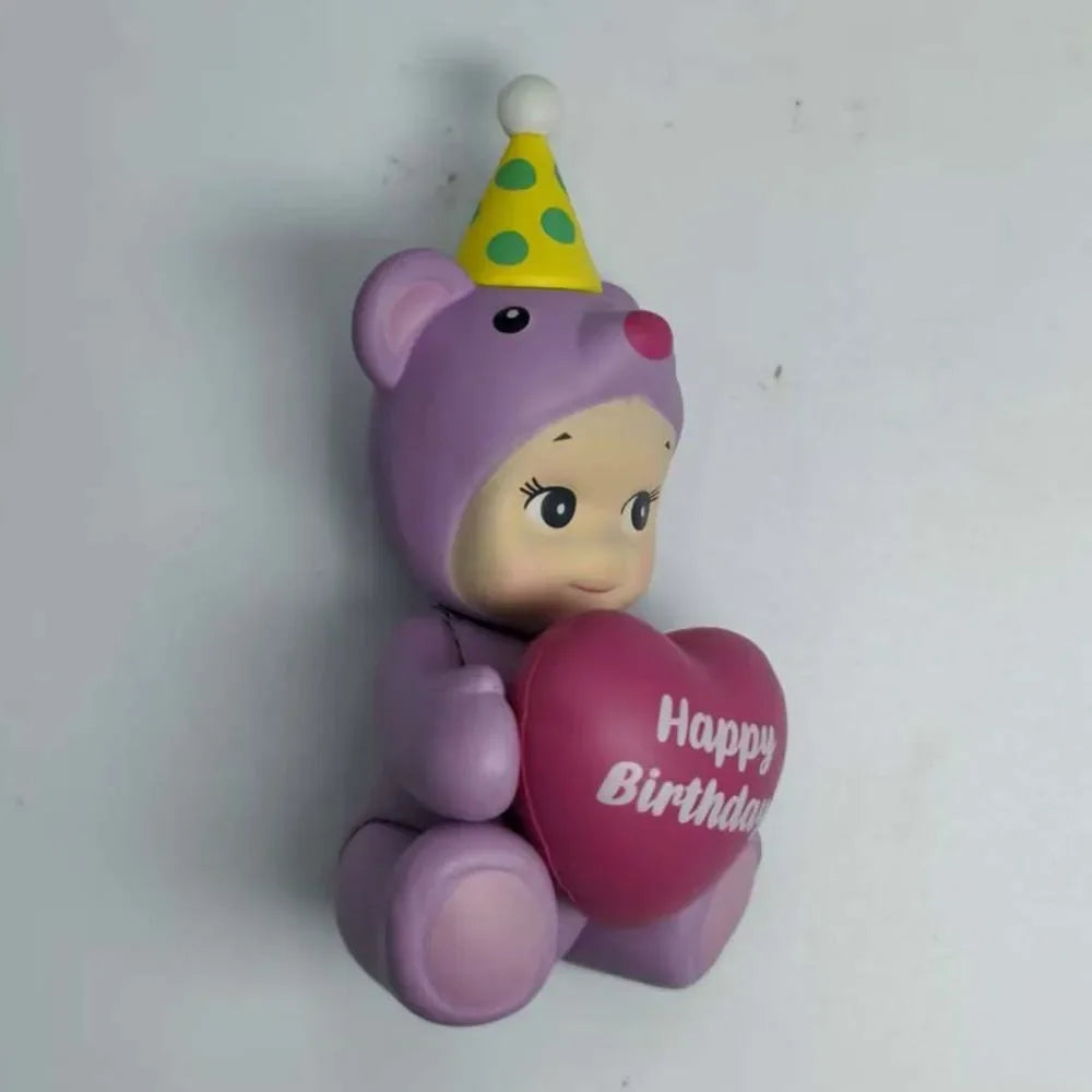 Sonny Angel Birthday Gift Bear Series Blind Box Animal Anime Figure Ornaments Cute Doll Fans Desktop Car Ornament Xmas Gift