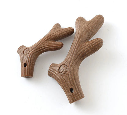New Pet Teeth Grinding Toy Dog Interactive Bone Training Toy Bamboo Cleaning Teeth Fixing Wear Resistant Pet Products