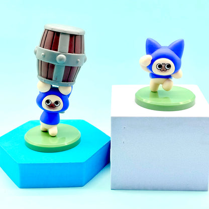 Monster Hunter Series Pet Cat Palico mascot Q version Figure Toys Desktop Collect Decoration game Peripheral Birthday Gifts