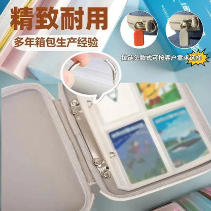 2025 New YOTO 10 pages 80 card slot card pack card storage bag ins game card holder large capacity 4 grid collection book