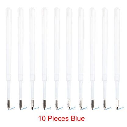 98mm1.0mm Ballpoint Pen Refills For Parker Pens Medium Point Blue Red Black Ink Rods For Writing Office Stationery