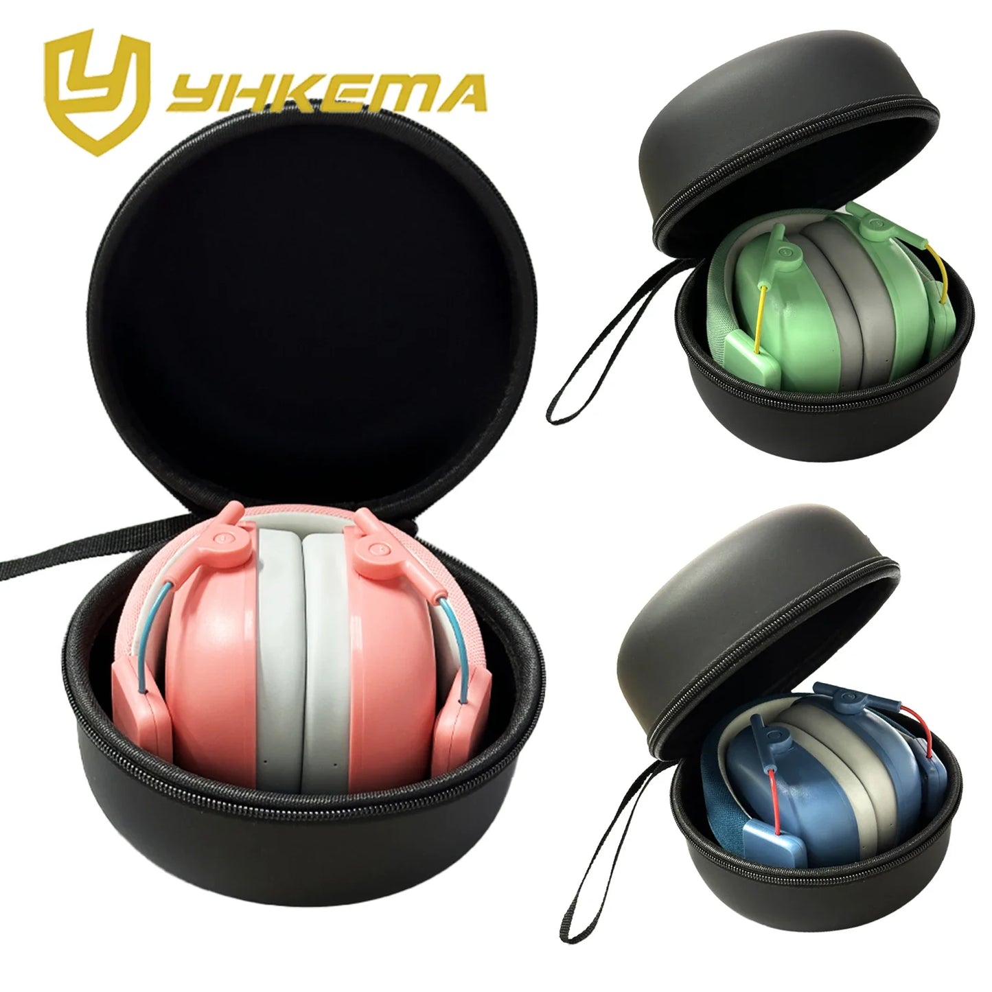 YHKEMA Kids Ear Protection Noise Cancelling Earmuff, SNR 27dB Hearing Protection with Portable Case for Autism,Children,Toddler