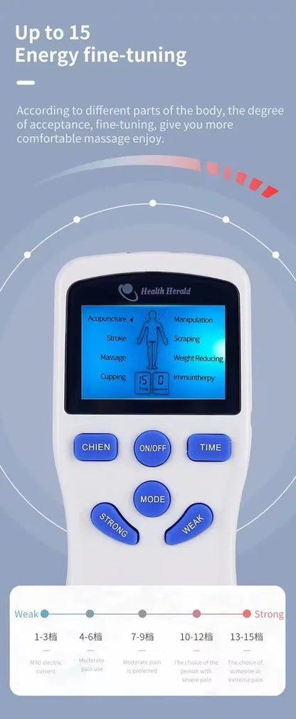 Massager Tens Muscle Stimulator Electric Acupuncture Body Massage Digital Slimming Machine Accessories Stimulator