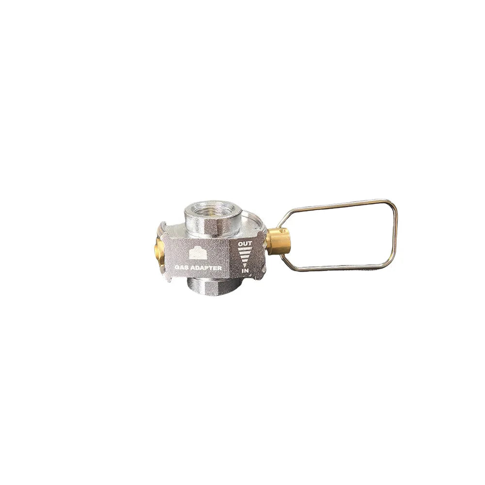 Gas Saver Plus Gas Burner Adapter Aluminum Alloy Convertor Shifter Refill Flat Tank Conversion Adapter Camping Gas Adaptor Valve