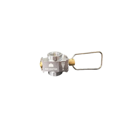 Gas Saver Plus Gas Burner Adapter Aluminum Alloy Convertor Shifter Refill Flat Tank Conversion Adapter Camping Gas Adaptor Valve