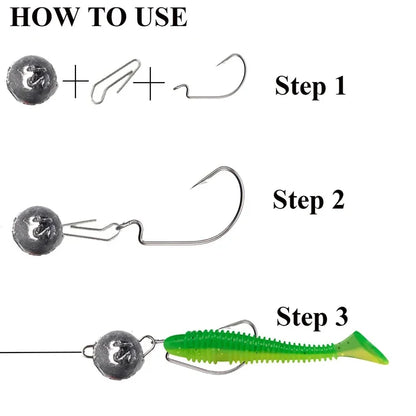 5pcs/lot Fishing Weight Sinker 3g-28g Deep Water Bullet Weight with Swivel Round Ball Sinkers Fishing Tackle Accessories